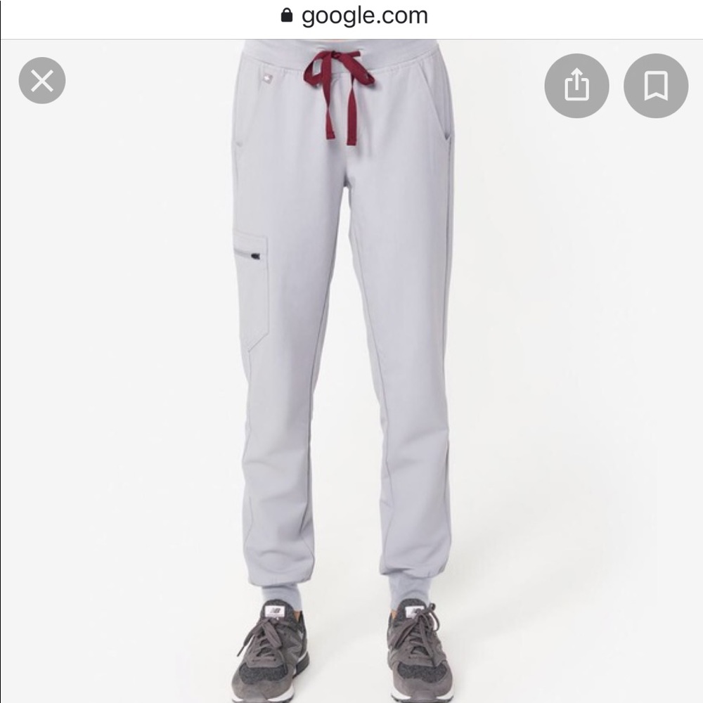 FIGS cement Zamora joggers L